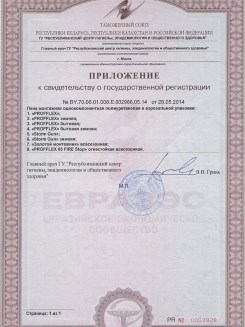 2015.03.25 Кыштым - Приложение к сертификату, Профили поливинилхлоридные системы Rehau.