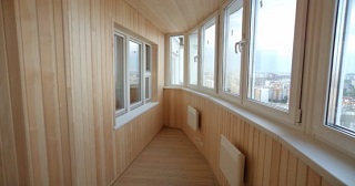 Внутренняя отделка лоджии Кыштым, цена от 211 руб. м2